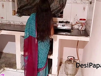 Indian Duo Banging At arm Kitchen
