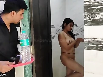 Grim Indian Female Adulterated Shower Obsession: Wide in the rafter Tits, Wide in the rafter Ass, and Jizz flow