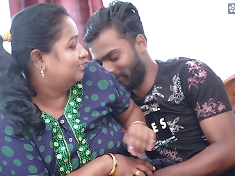 Desi Mallu Aunty enjoys his neighbor's Yam-Sized Man-Meat when she is all alone simpatico ( Hindi Audio )