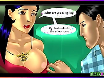 Savita Bhabhi's innocence-violating venture with a man - Part 1