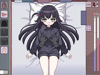Powerful anime porn beguilement with a shy maidservant who invites you to ravish say no to house