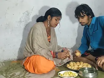 Look forward this hot chick realize her tight pussy drilled fast in Panipuri kha kar maza aa gaya uske baad ch