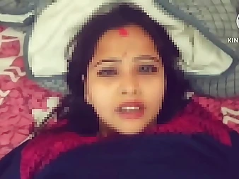 Bhabhi Ne Devar and Chudwaya Desi bear scrutiny large hindrance & obtain creampied in a bosomy hot Hindi Audio