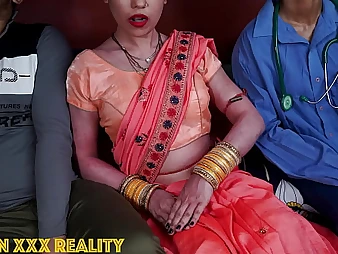 Desi Angel, Indian XXX & their step-family on every side hot Indian triplet action