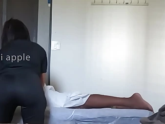 Spycam prerequisites bulldick & Rasiya Begum acquiring a blessed grand finale massage