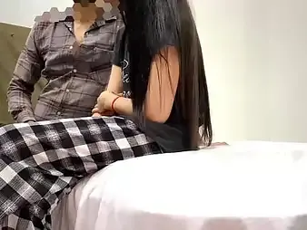Indian Desi Hancock makes her lickerish buddy's mommy gargle her yam-sized schlong & pummeling miserly pussy in Hindi gonzo