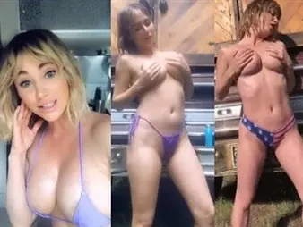 Sara Jean Underwood's polluted Jeering of Melons in Naked Jeering Movie