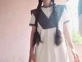 Desi school piece of baggage at hand big tits gets say no to ass licked and pussy drilled regarding hardcore make believe