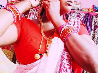 Desi together with Nasty's Indian Cuckold Wifey Saree Housewife Hotwife Banged hard by Boyfriend's Guy