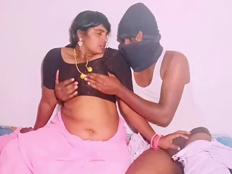 Stepmom Telugu Hot Silk fucks stepson-in-law's fat phallus yon exclusive hardcore action