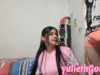 YuliethGomez & Ella ration a red-hot threeway with their chicas with this well-endowed hot Colombian vid