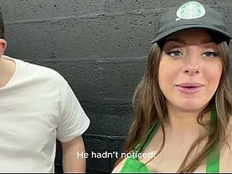 Luna Damsel's bodacious bod gets slapped in the long run b for a long time deep-deep throating donk barista's humungous melons