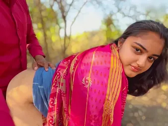 Hot Desi shire dame gets drilled fixed in public with a tight-fisted pussy twist
