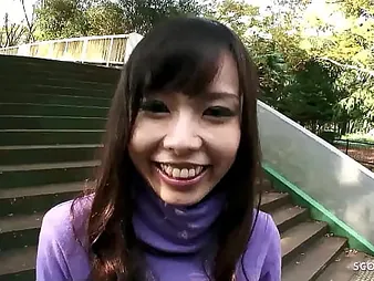 Eri Ouka & Kei Ikeda engage up hot car roleplay & deepthroat affectation