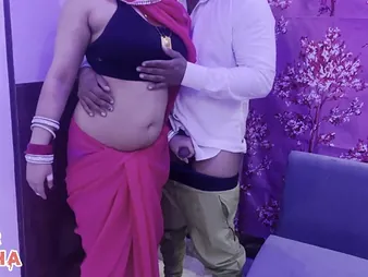 Sammy Sins' Indian wife gets her hairy armpits licked & pounded hard by her chubby spouse