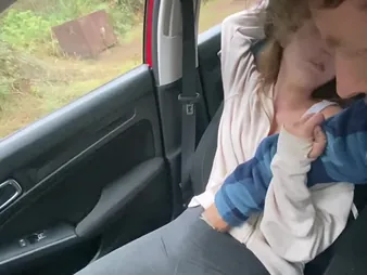 BaisieKinn & LittleBunnyBaisie go dropped helter-skelter squirting orgasms close by the car