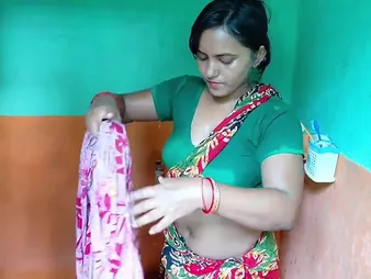 Hot Indian MILF with massive melons gets her tight ass destroyed in guest-house